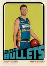2022-23 Topps NBL 1972 Topps Basketball Jason Cadee #72-4 card
