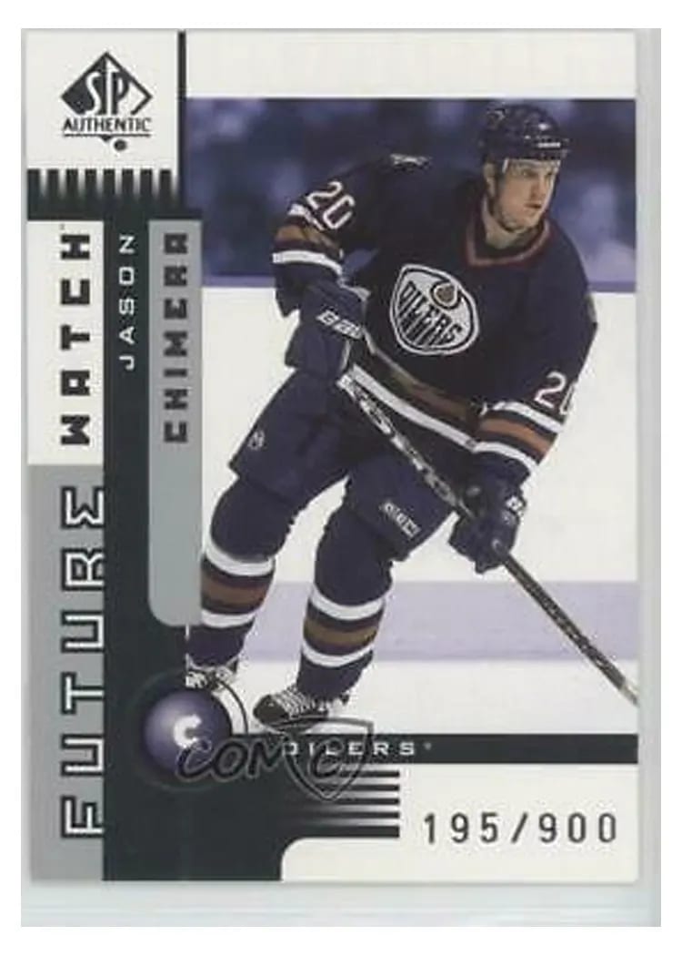 2001 SP Authentic Jason Chimera #148 card