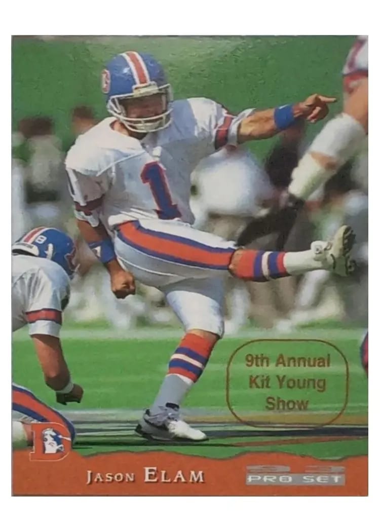 1993 Pro Set Jason Elam Young Show #131 card