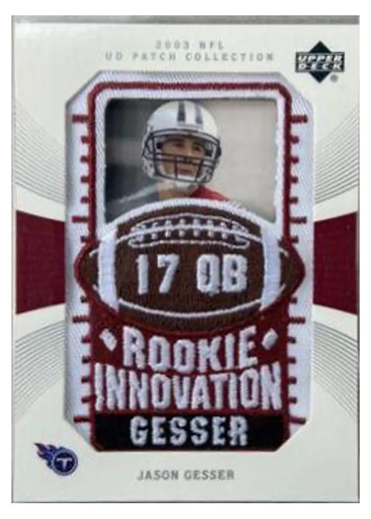 2003 Upper Deck Patch Collection Jason Gesser #132 card