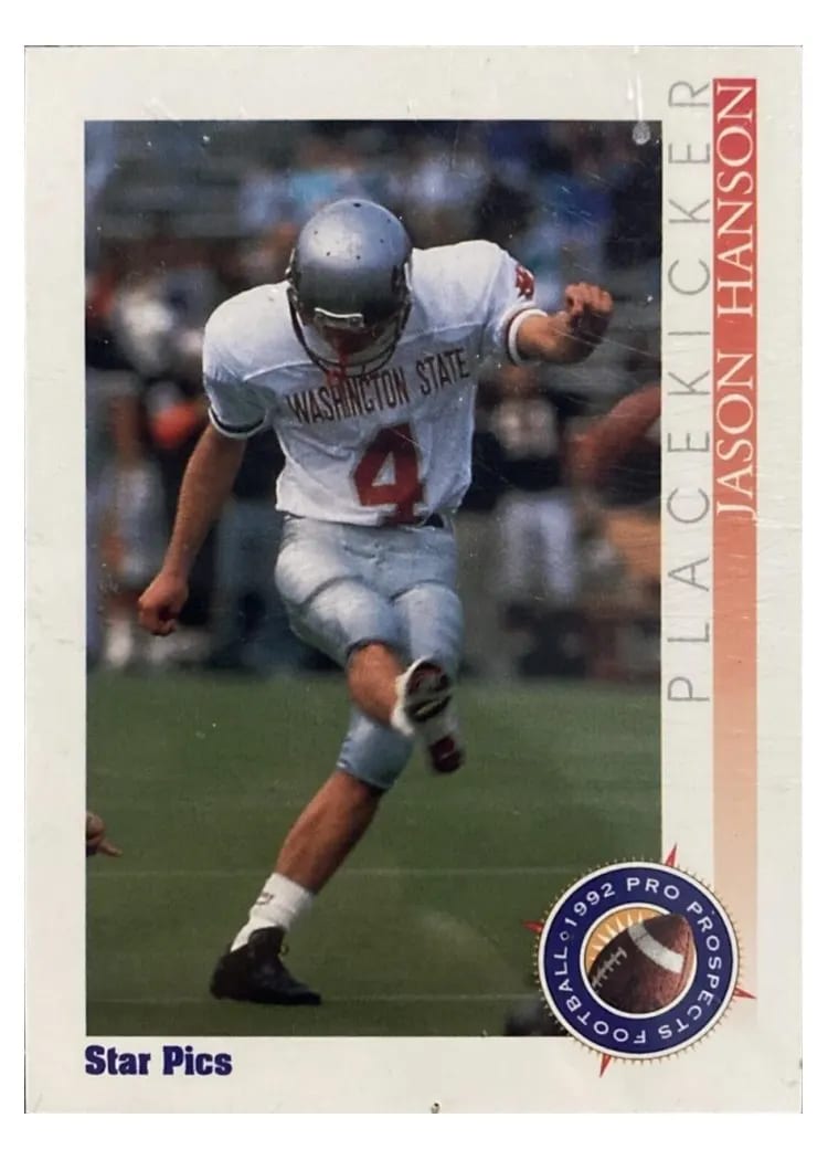 1992 Star Pics Jason Hanson #11 card