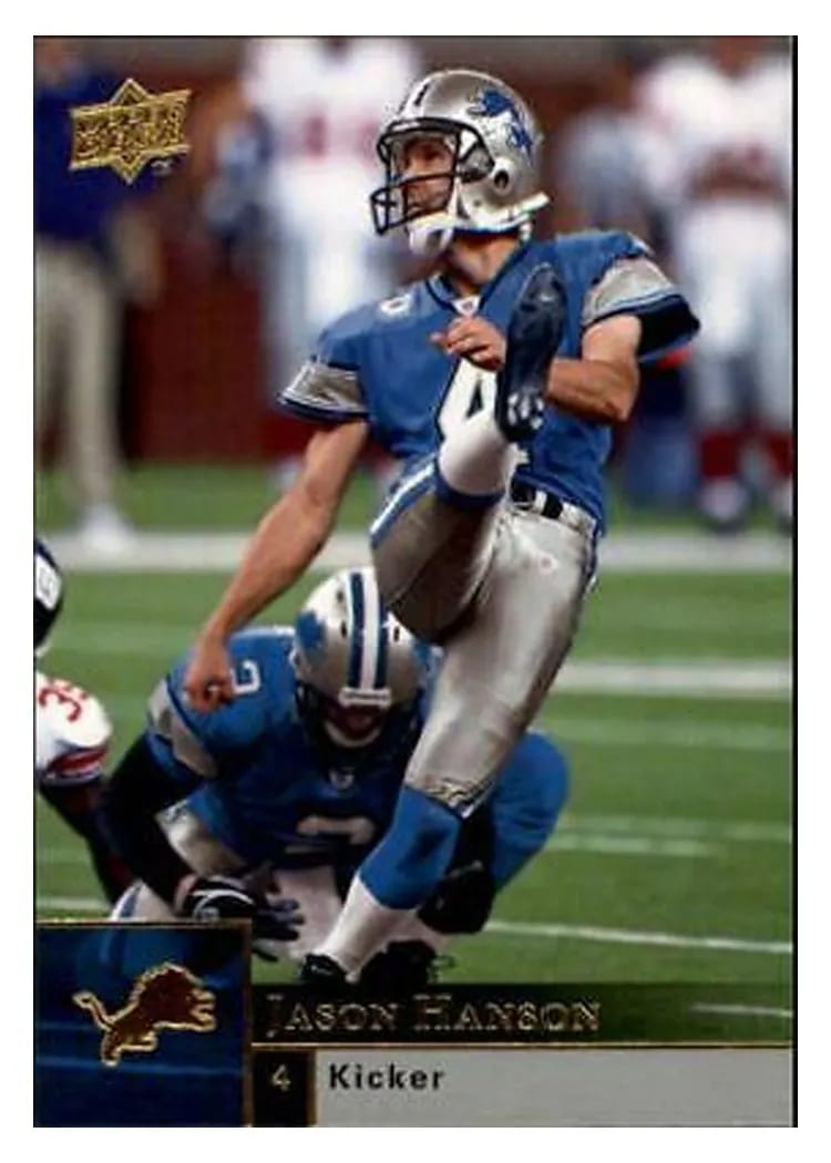 2009 Upper Deck Jason Hanson #68 card