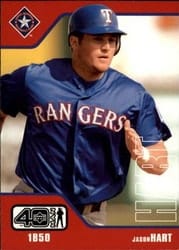 2002 Upper Deck 40-Man Base Set Jason Hart #260 card