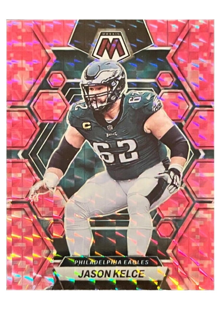 2023 Panini Mosaic Base Set Jason Kelce #196 card