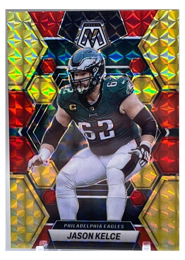 2023 Panini Mosaic Base Set Jason Kelce #196 card