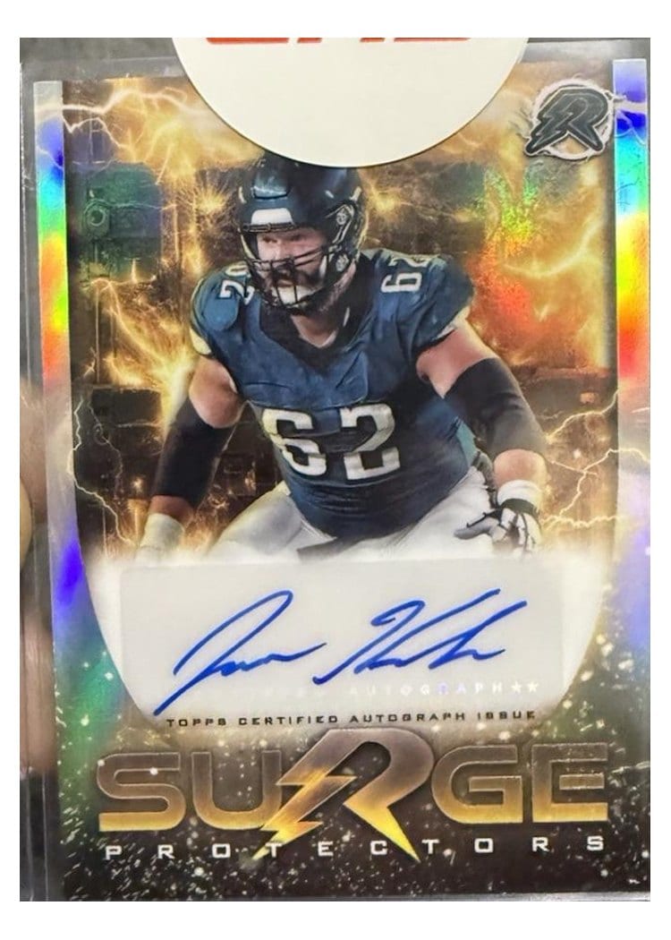 2024 Topps Resurgence Surge Protectors Signatures Jason Kelce #SPS-JK card
