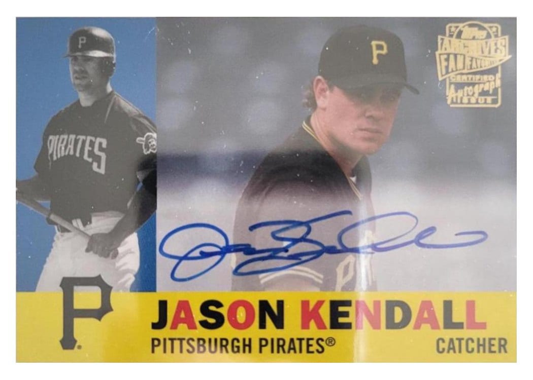 2021 Topps Archives Fan Favorite Autographs Jason Kendall #FFA-JKE card