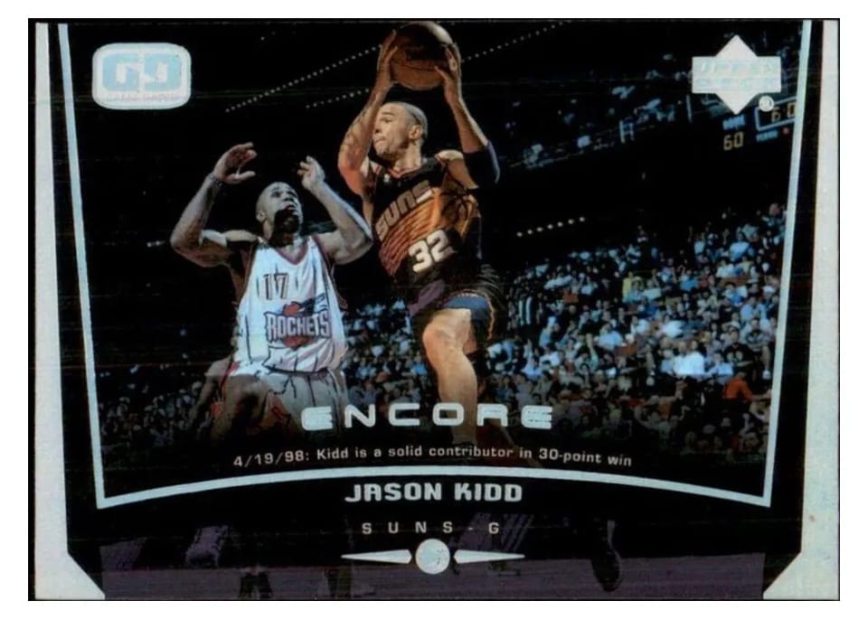 1998 Upper Deck Encore Jason Kidd #64 card