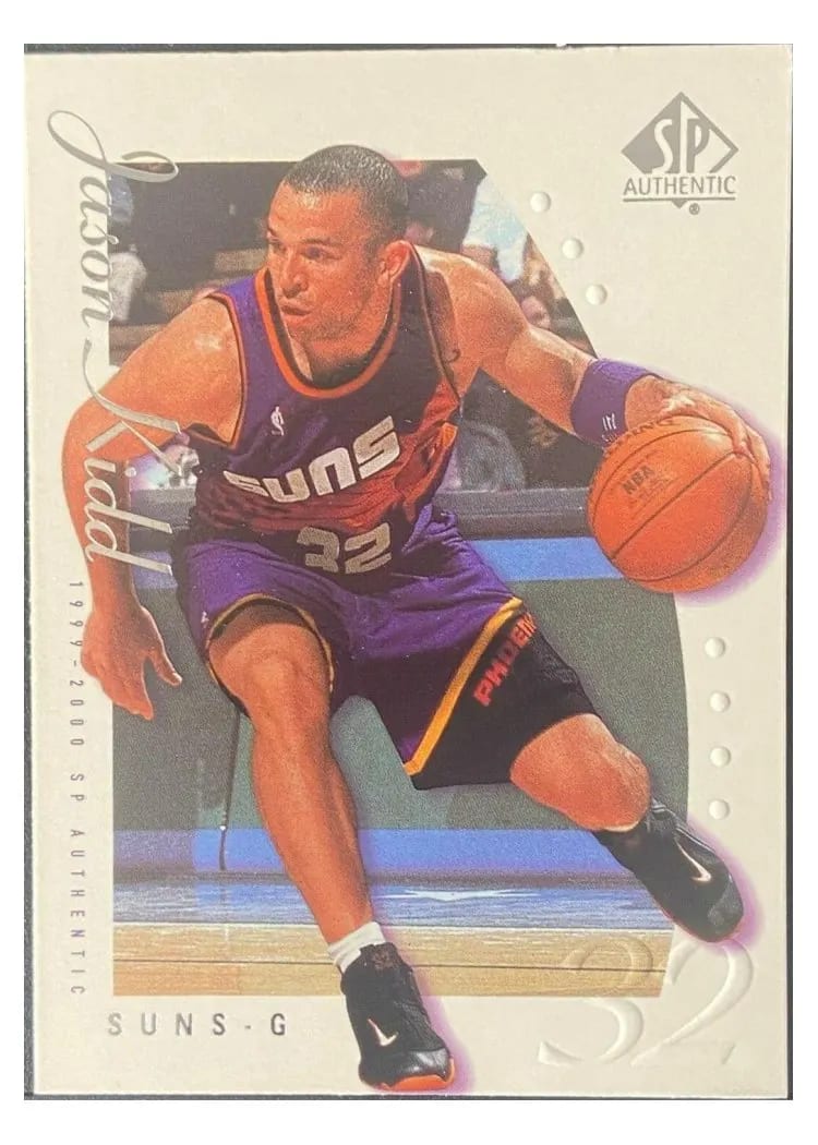 2000 SP Authentic Jason Kidd #64 card