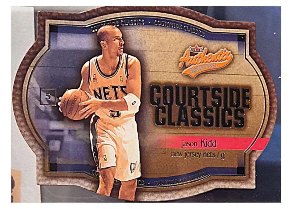 2002 Fleer Authentix Courtside Classics Jason Kidd #9CC card