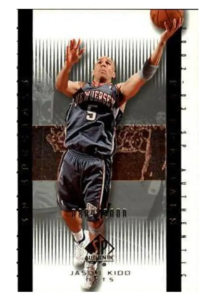 2002 SP Authentic Jason Kidd #123 card