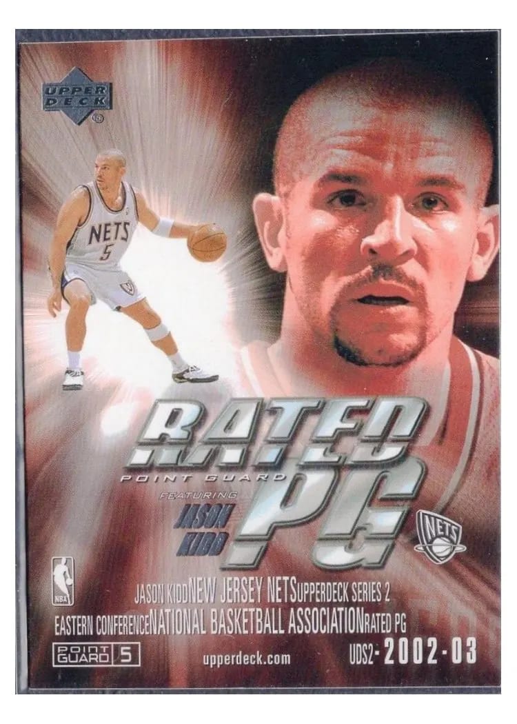 Jason Kidd, 2002 Upper Deck Rated PG