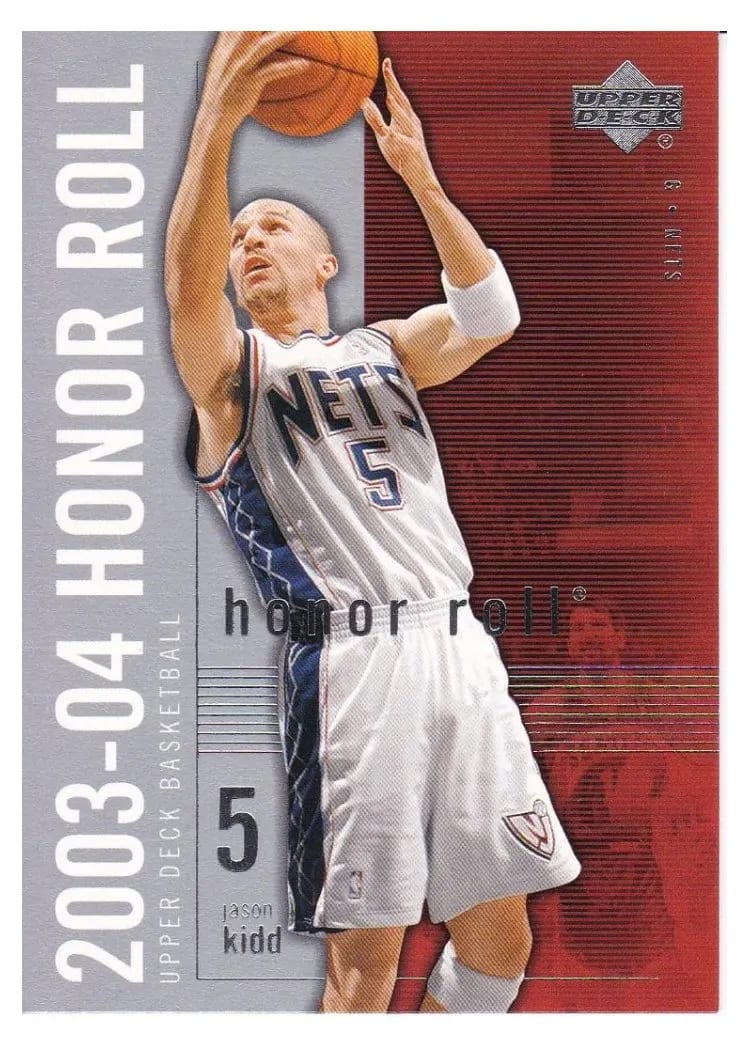2003 Upper Deck Honor Roll Jason Kidd #53 card