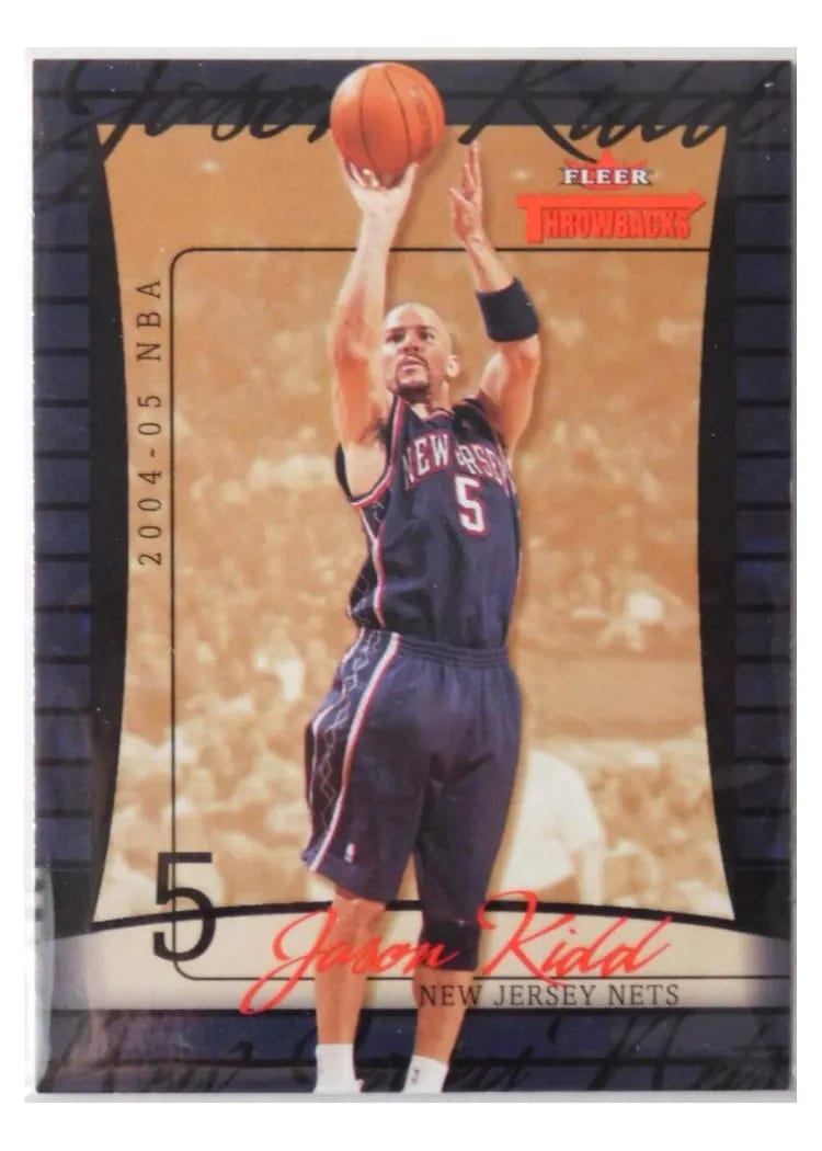 2004 Fleer Throwbacks JASON KIDD #32 card