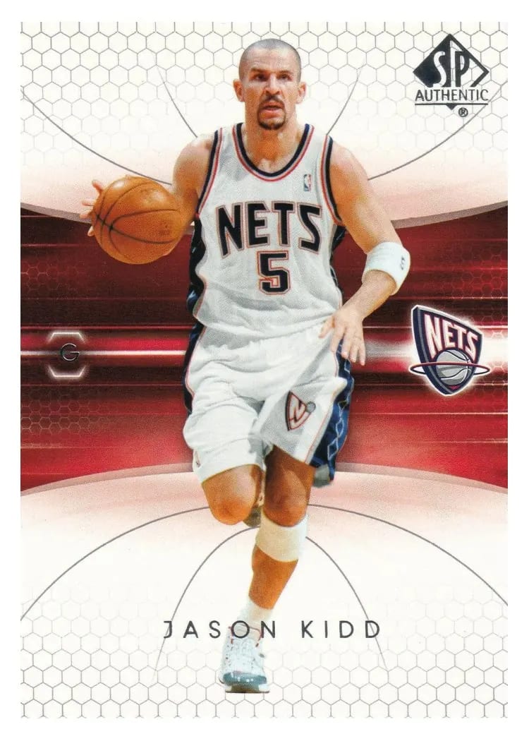 2004 SP Authentic Jason Kidd #53 card