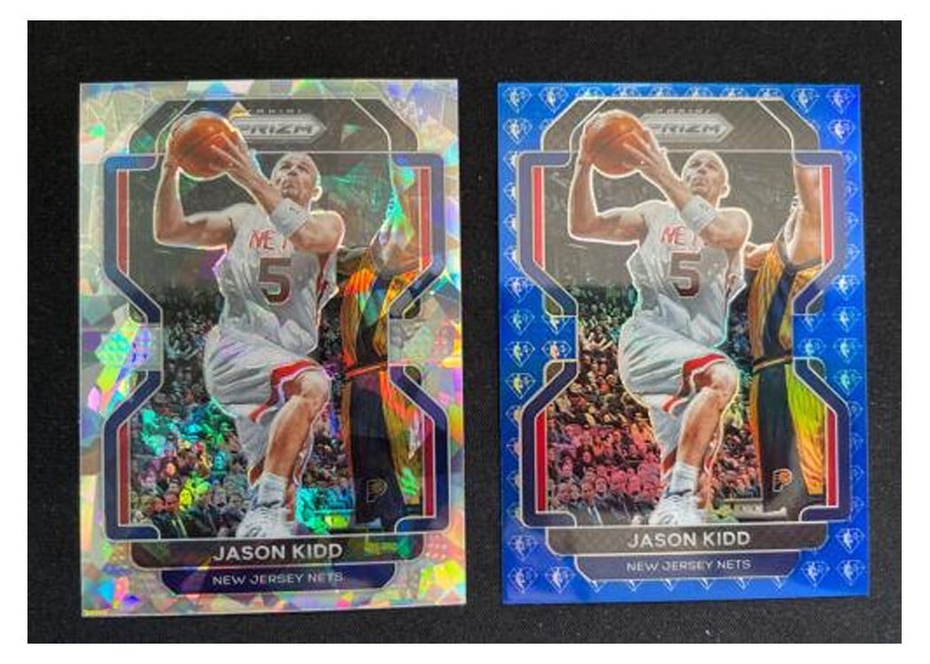 2021-22 Panini Prizm Base Set Jason Kidd Blue Ice Prizm #244 card