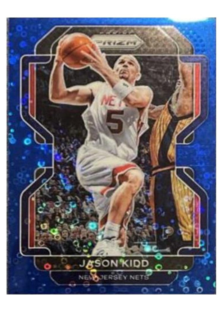 2021-22 Panini Prizm Base Set Jason Kidd Fast Break Blue Prizm #244 card