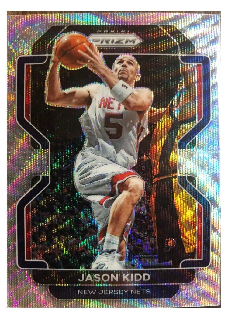 2021-22 Panini Prizm Base Set Jason Kidd Gold Wave #244 card