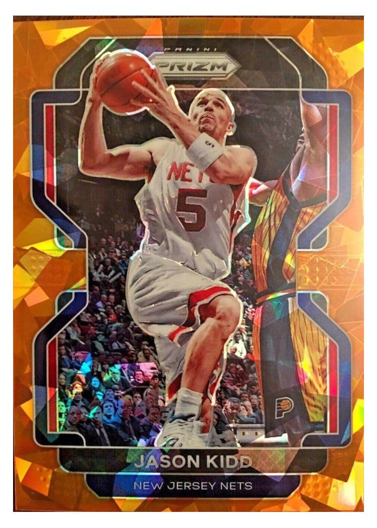 2021-22 Panini Prizm Base Set Jason Kidd Orange Ice Prizm #244 card