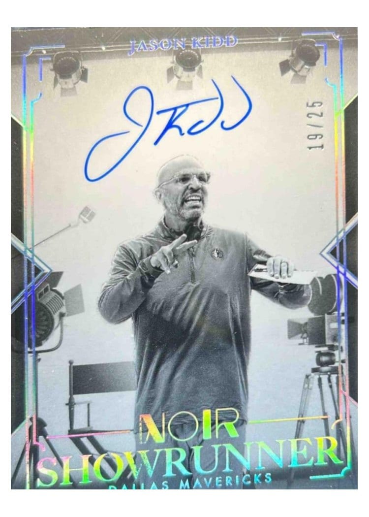 2024-25 Panini Noir Showrunner Signatures Set Jason Kidd #1 card