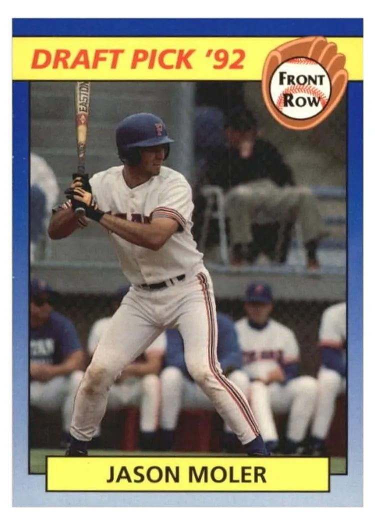 1992 Front Row Draft Picks Jason Moler #29 card