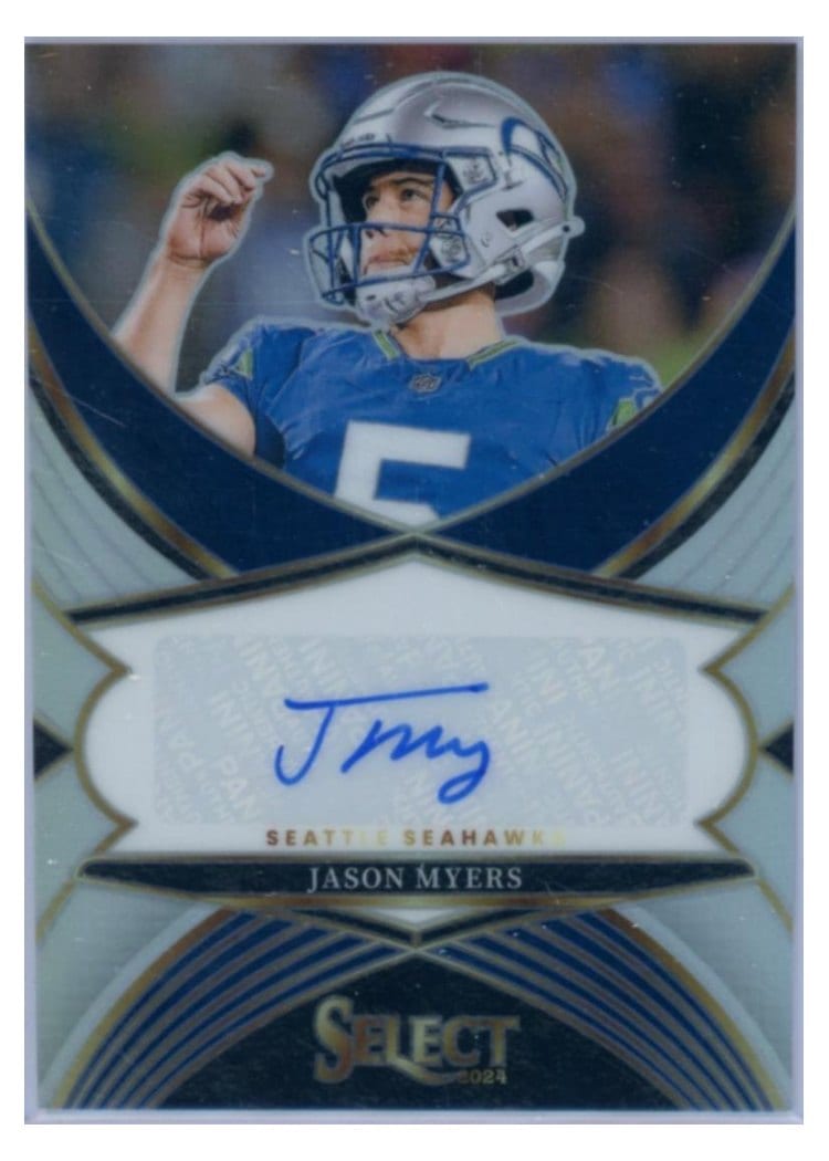 2024 Panini Select Select Signatures Jason Myers #47 card