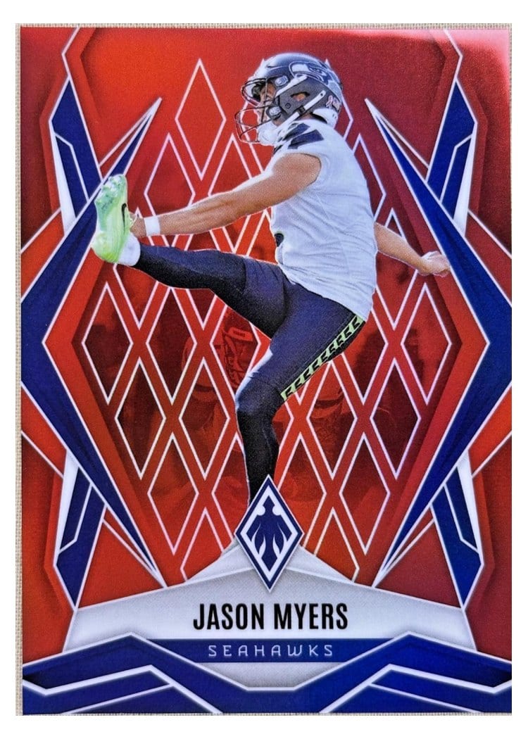 2025 Panini Phoenix Base Set Jason Myers Red #31 card
