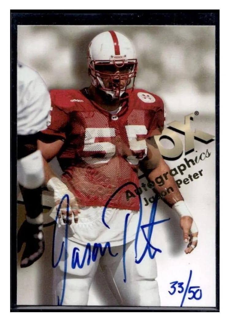 1998 Skybox Premium Autographics Jason Peter card