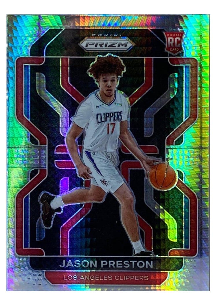 2021-22 Panini Prizm Base Set Jason Preston #327 card