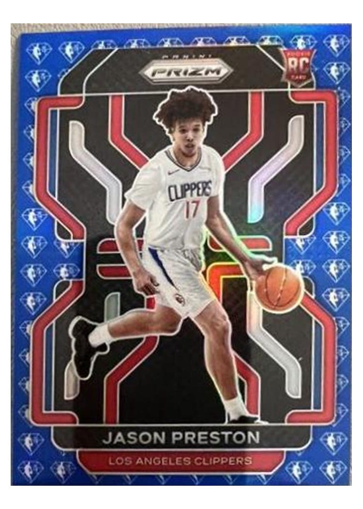2021-22 Panini Prizm Base Set Jason Preston #327 card