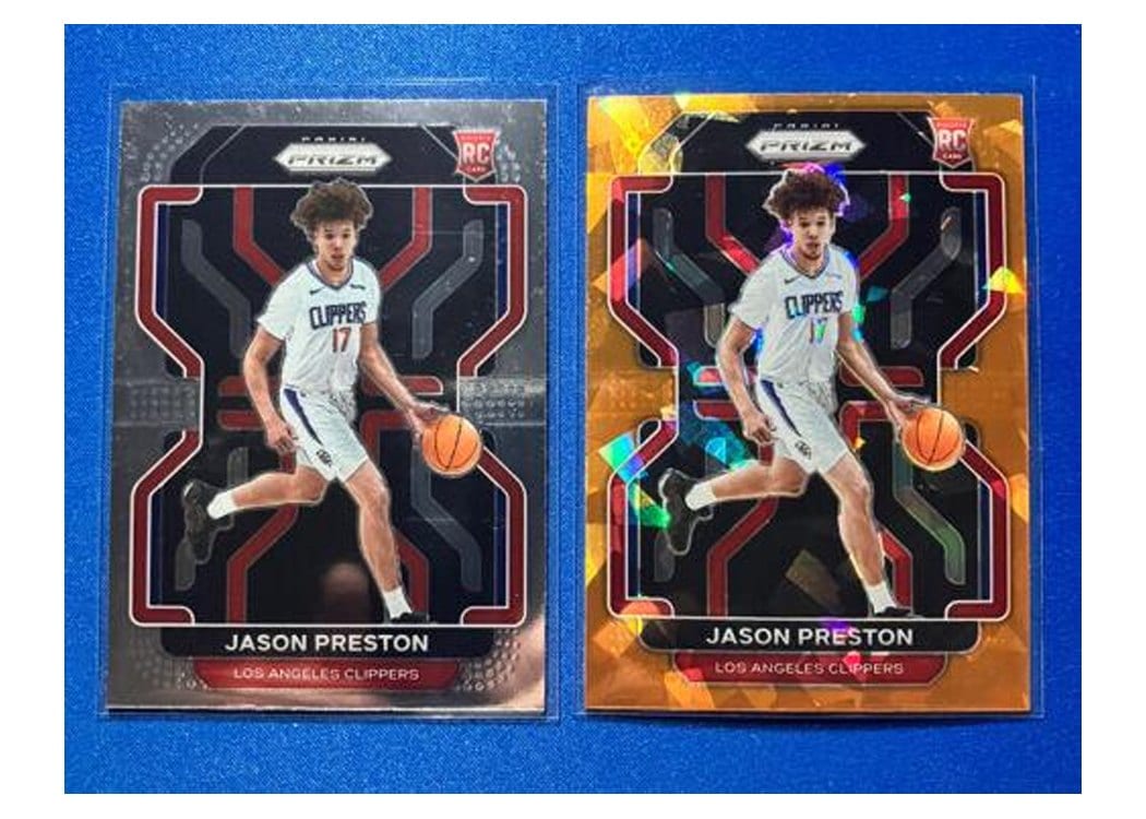 2021-22 Panini Prizm Base Set Jason Preston #327 card