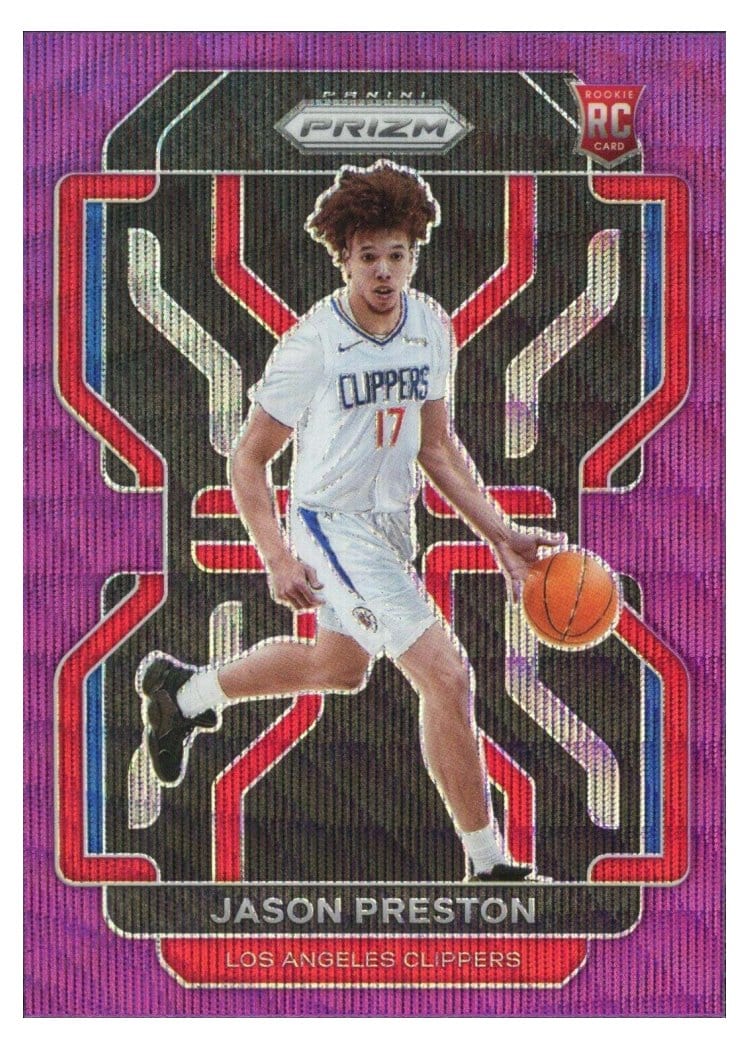 2021-22 Panini Prizm Base Set Jason Preston #327 card