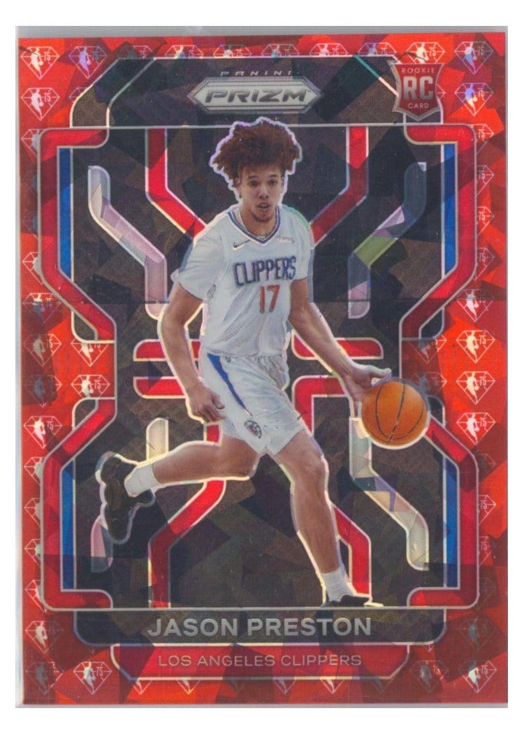 2021-22 Panini Prizm Base Set Jason Preston #327 card