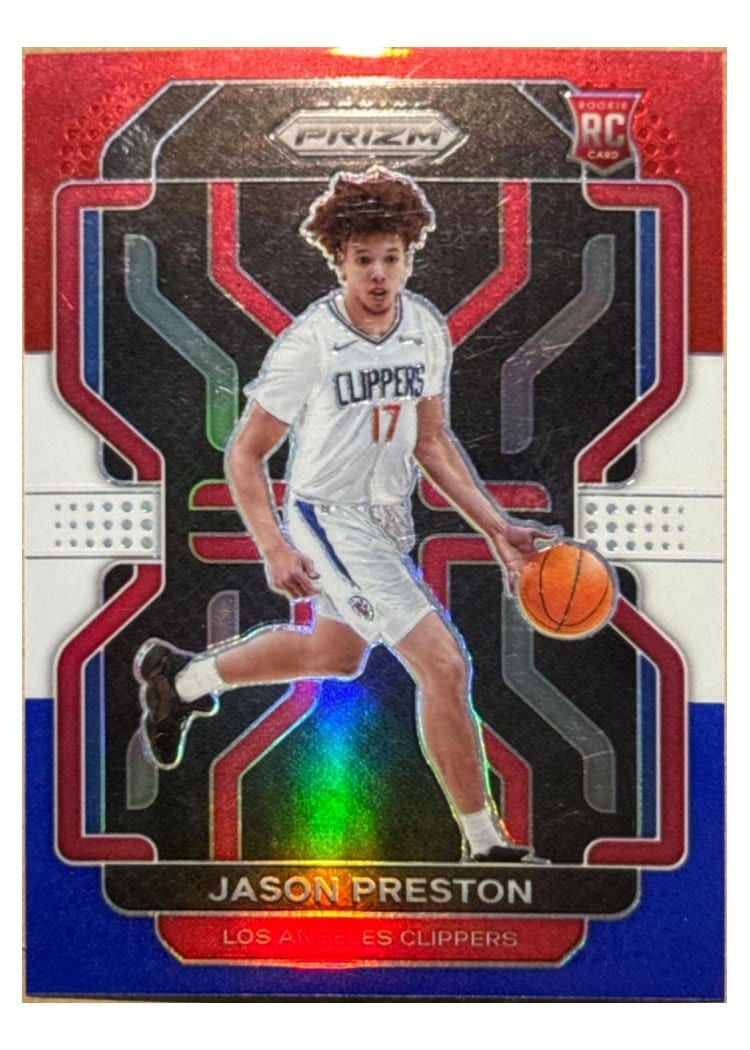 2021-22 Panini Prizm Base Set Jason Preston #327 card