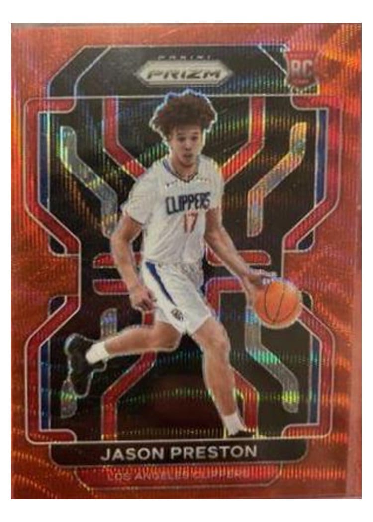 2021-22 Panini Prizm Base Set Jason Preston #327 card