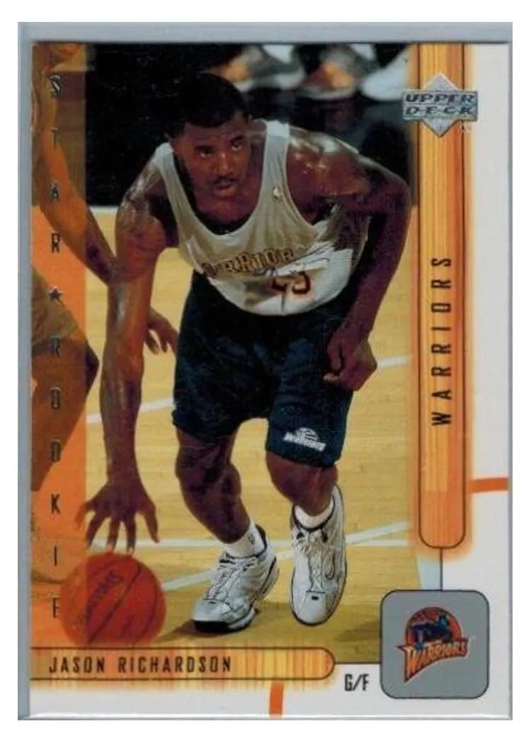 2001 Upper Deck Jason Richardson #217 card