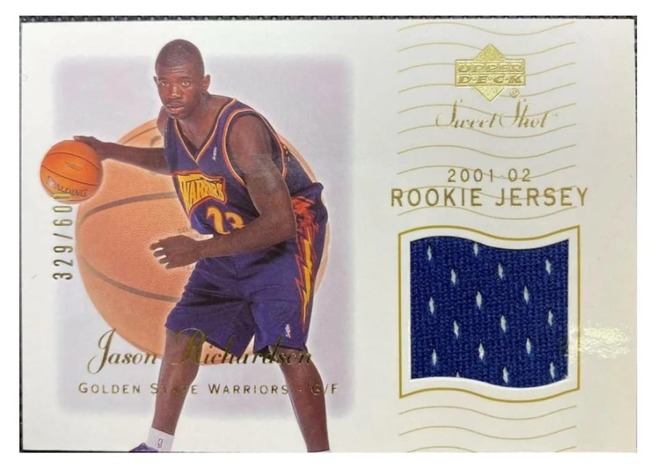 2001 Upper Deck Sweet Shot Jason Richardson #118 card