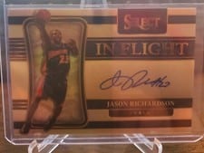 2021-22 Panini Select In Flight Signatures Jason Richardson #IF-JRS card