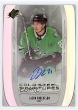 2025-26 SPx Cold Steel Signatures Jason Robertson #CS-JR