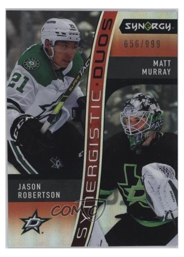 2023-24 Upper Deck Synergy Synergistic Duos Jason Robertson/Matt Murray #SD-16* card