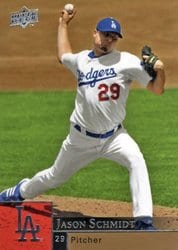 2009 Upper Deck Base Set Jason Schmidt #708 card