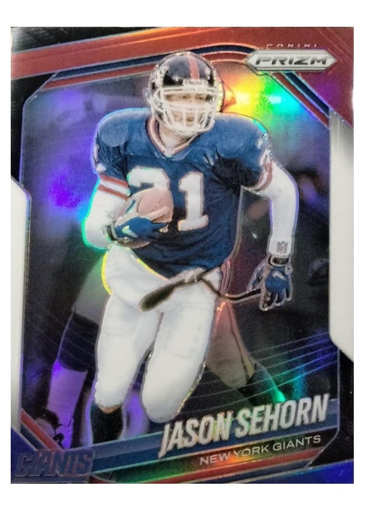 2025 Panini Prizm Base Set Jason Sehorn Red White Blue #29 card