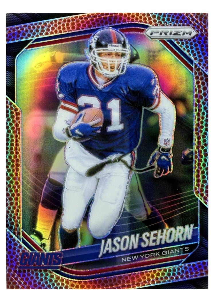 2025 Panini Prizm Base Set Jason Sehorn Pigskin #29 card
