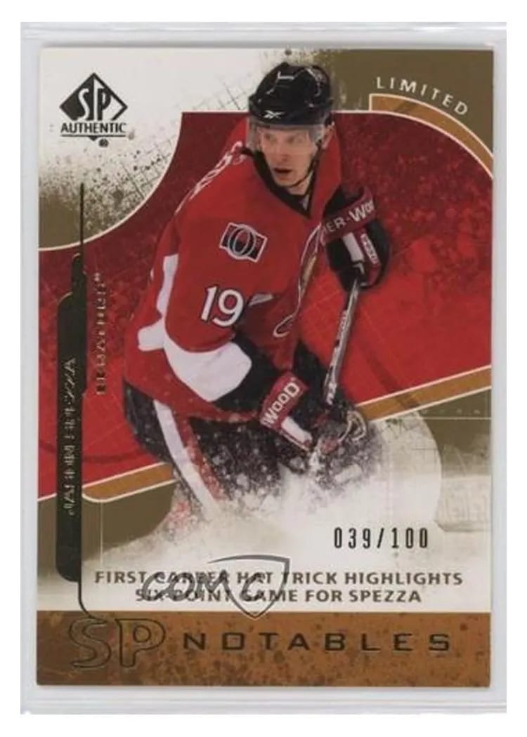 2008 SP Authentic Jason Spezza #119 card