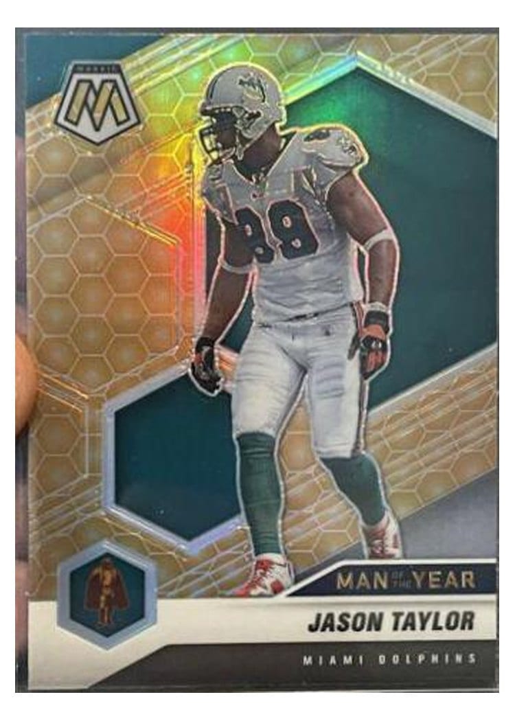 2021 Panini Mosaic Base Set Jason Taylor #266 card