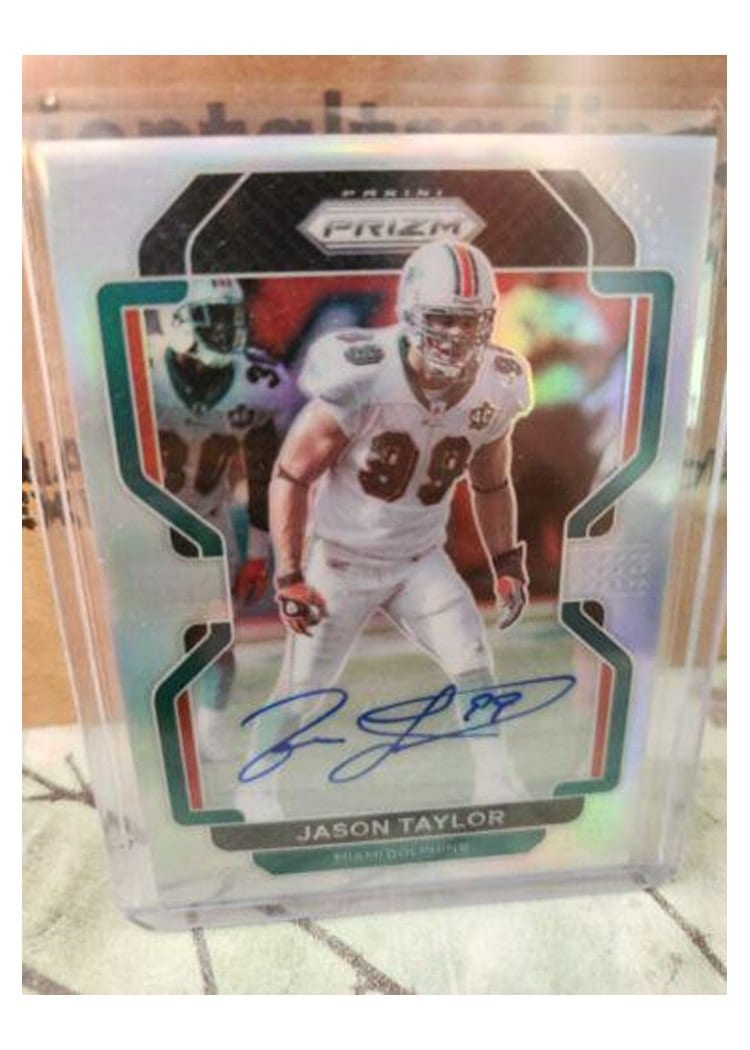 2021 Panini Prizm Base Set Jason Taylor #113 card