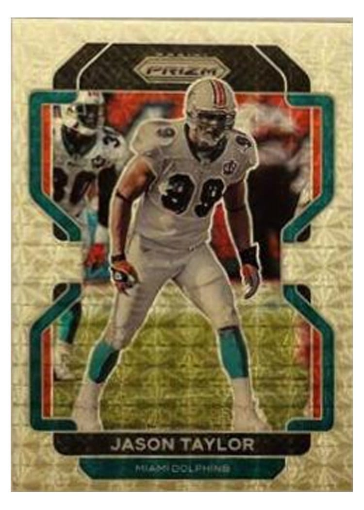 2021 Panini Prizm Base Set Jason Taylor #113 card