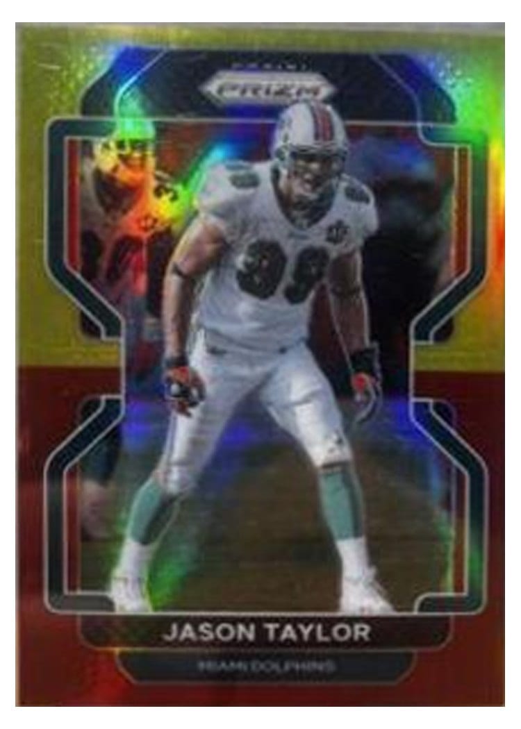 2021 Panini Prizm Base Set Jason Taylor #113 card