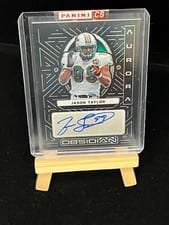 2022 Panini Obsidian Aurora Autos Jason Taylor #AA-JTA card