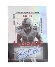 2024 Topps Signature Class Legends of Their Class Autographs Jason Taylor #LCA-JT card
